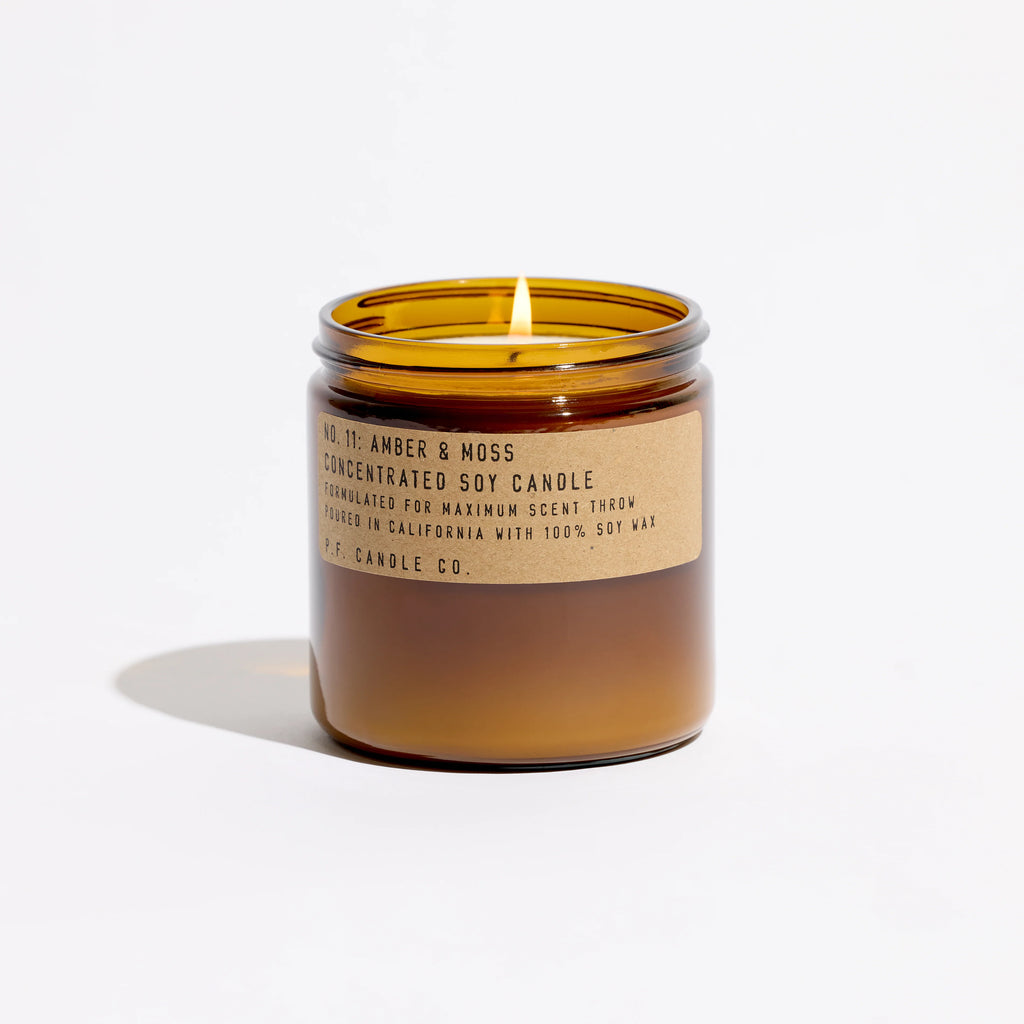 KarLen's Inc Amber & Moss Large Concentrated Candle with sage and lavender scents