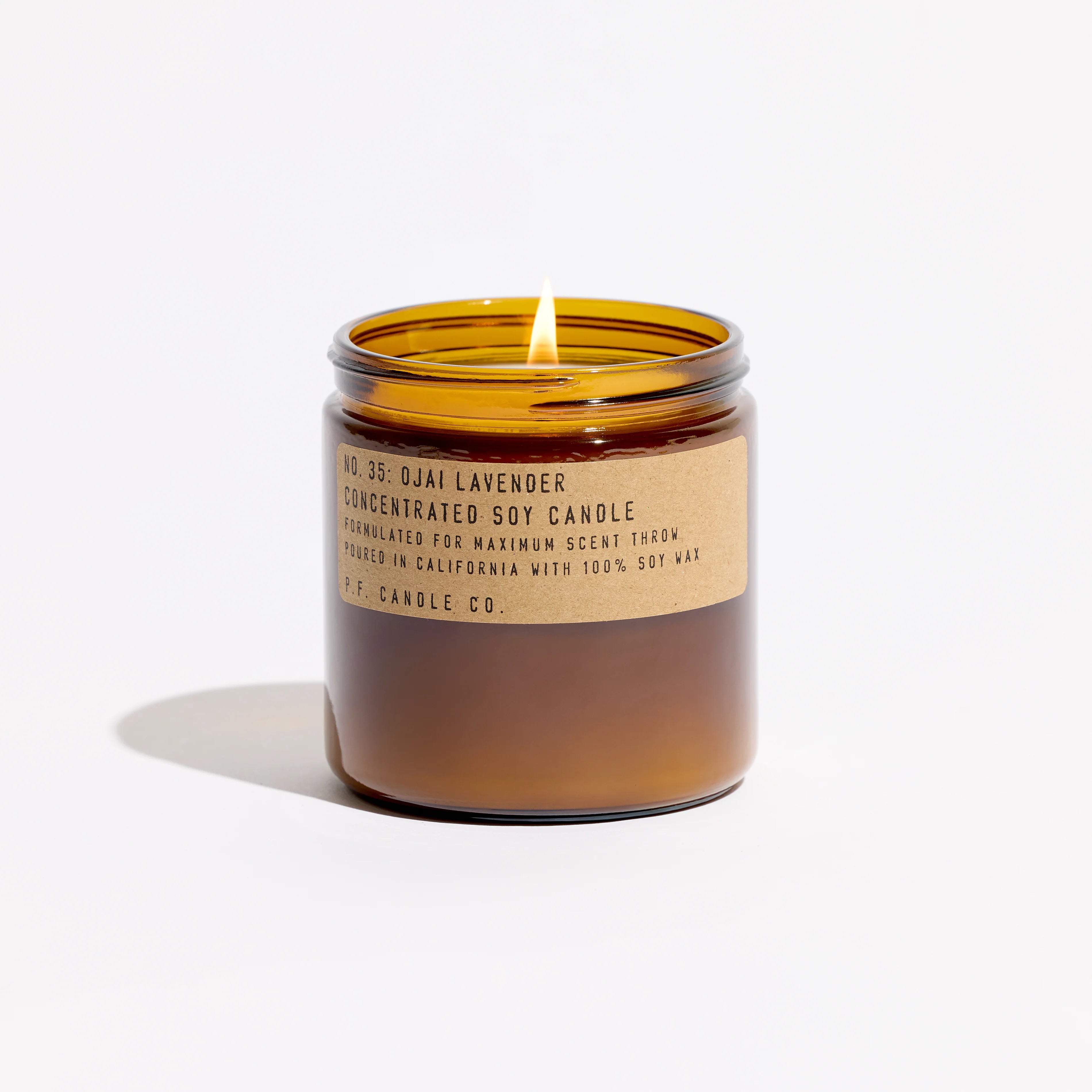 KarLen's Inc Ojai Lavender Large Concentrated Candle in glass jar