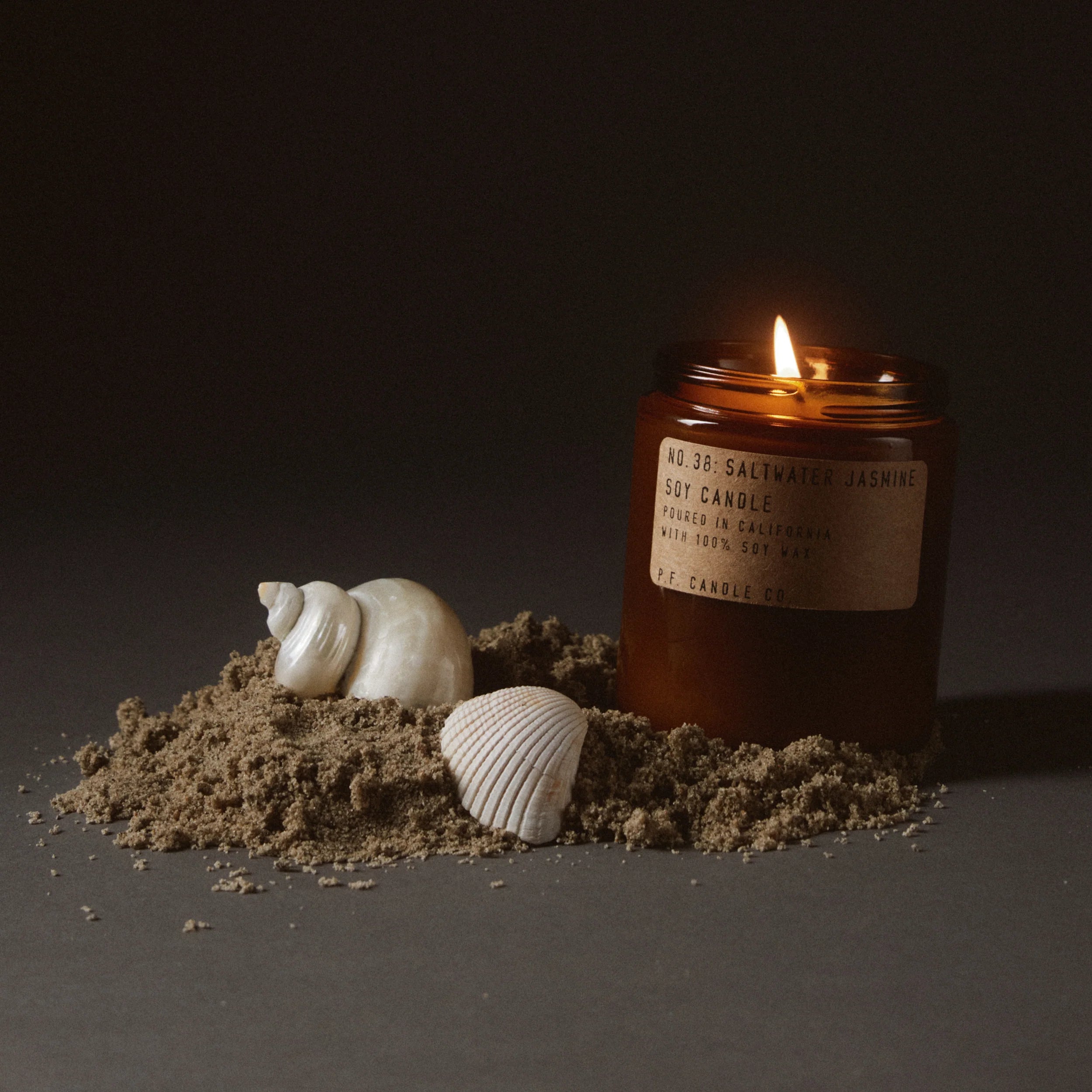 KarLen’s Inc Saltwater Jasmine Standard Candle – Oceanic Fresh Scent