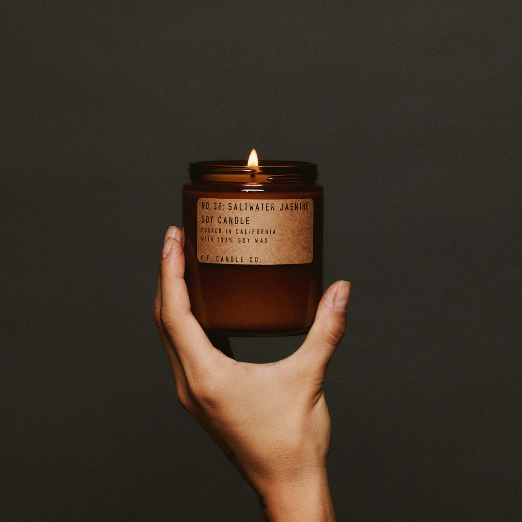 KarLen’s Inc Saltwater Jasmine Standard Candle – Oceanic Fresh Scent