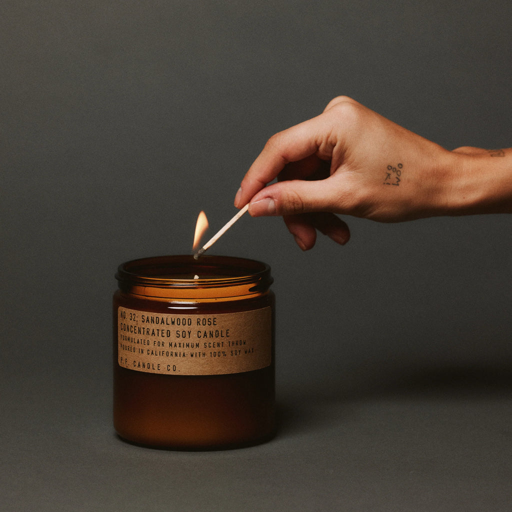 KarLen’s Inc Sandalwood Rose Large Concentrated Candle – Unisex Floral Scent