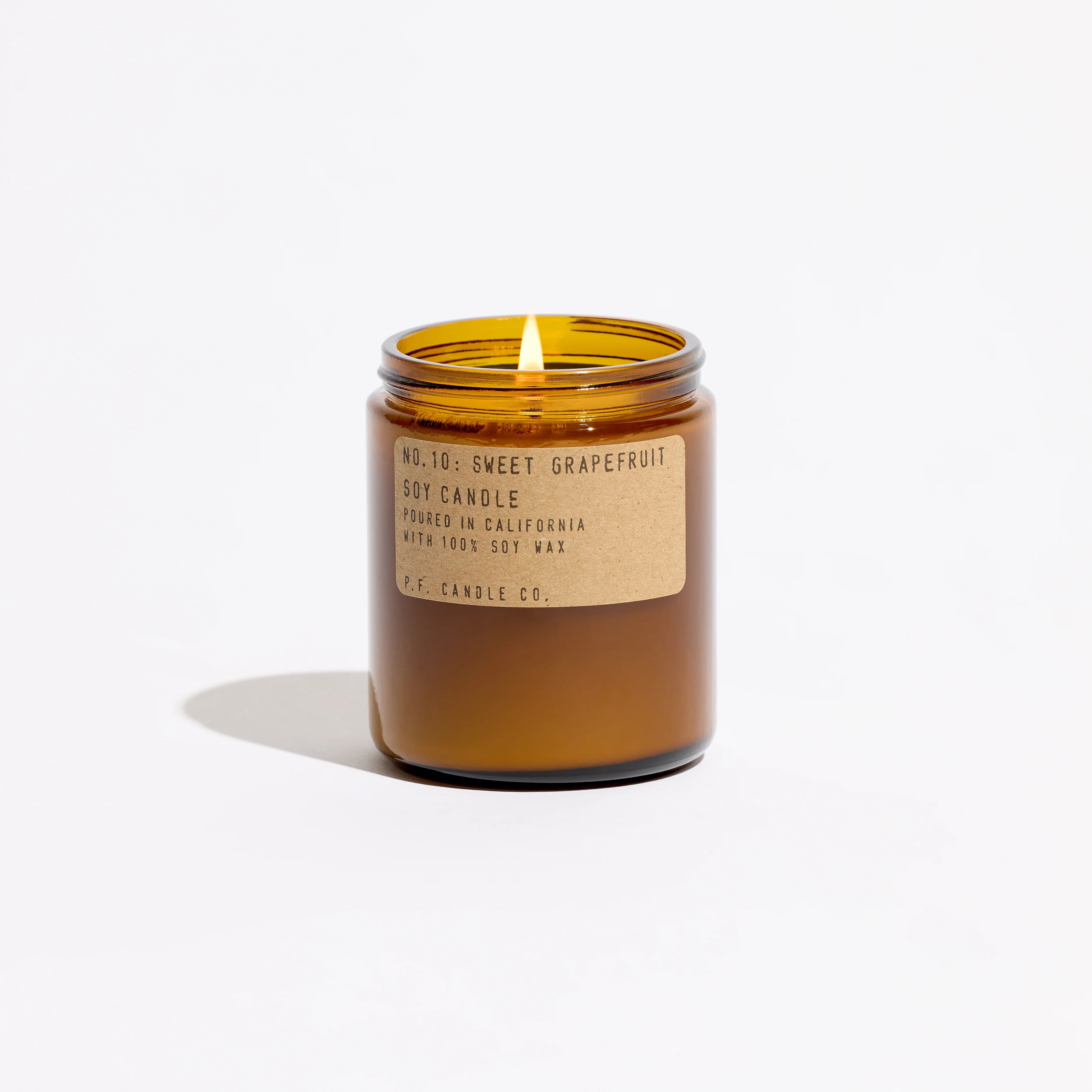 KarLen's Inc Sweet Grapefruit Standard Candle in a glass jar