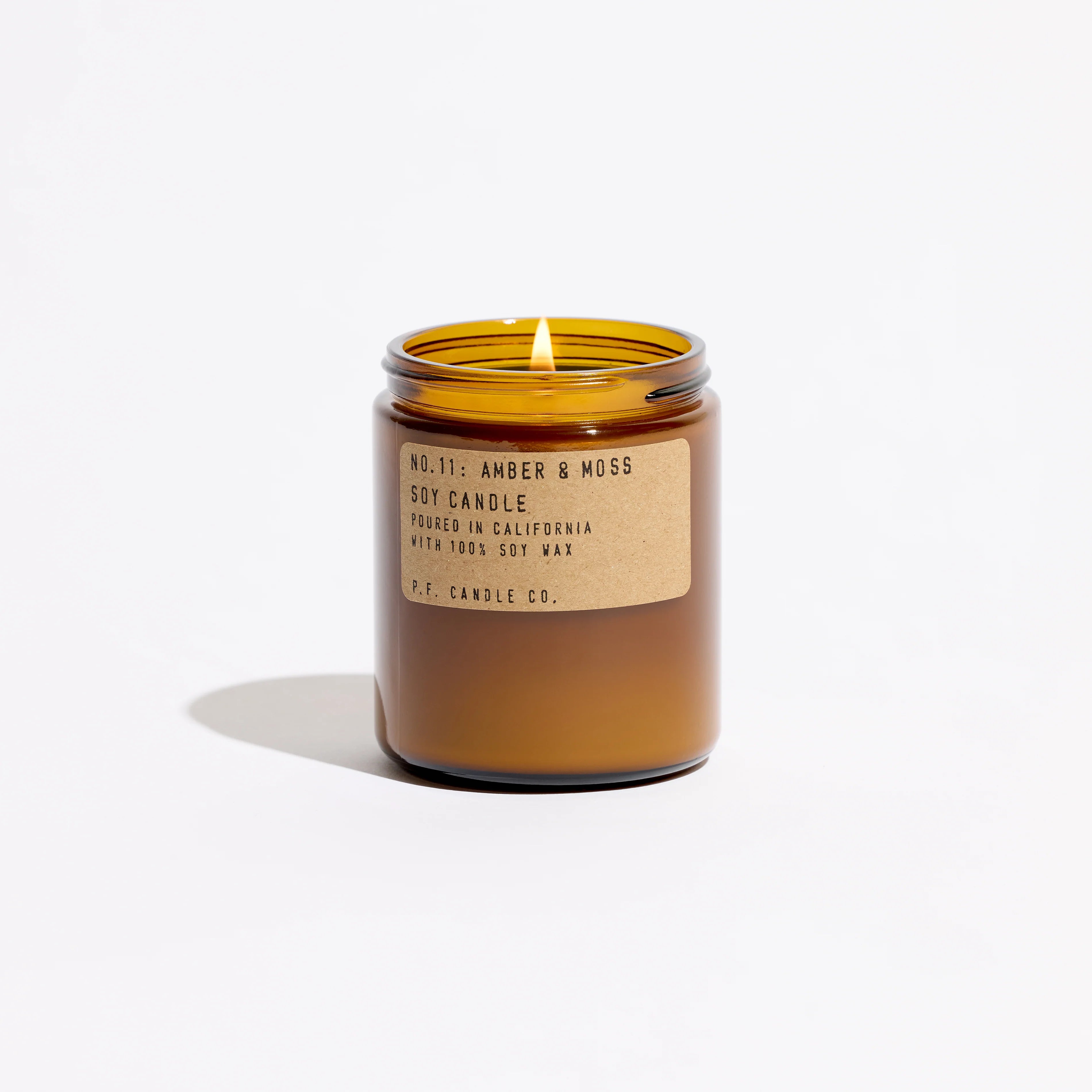 KarLen’s Inc Amber & Moss Standard Candle with herbal and woody scent