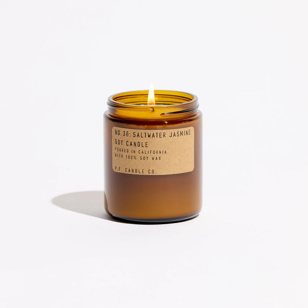 KarLen’s Inc Saltwater Jasmine Standard Candle with coastal and floral notes
