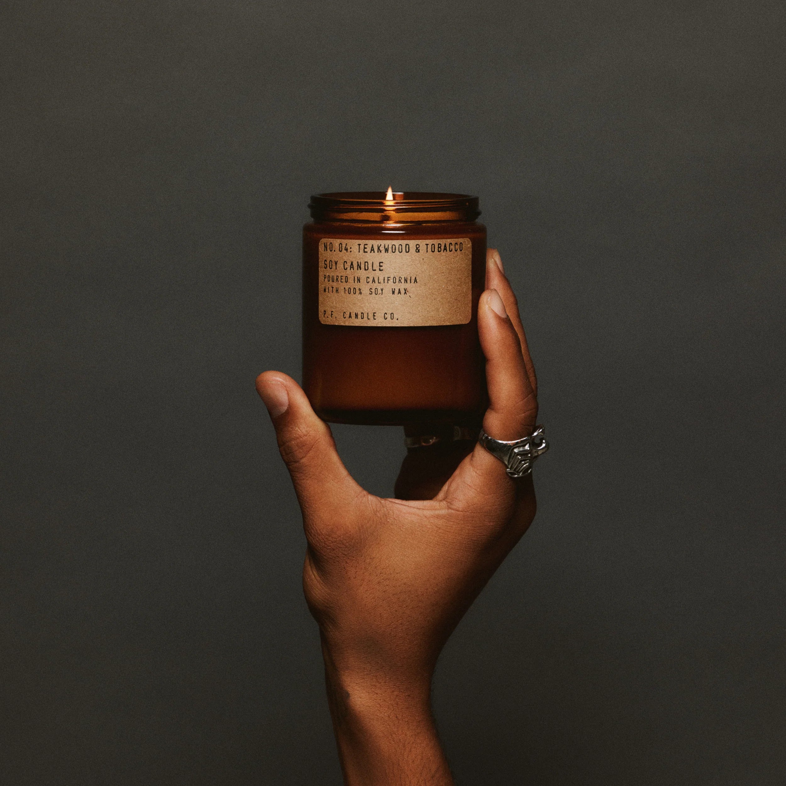 KarLen’s Inc Teakwood & Tobacco Standard Candle – Classic Leather Scent